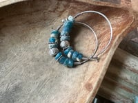 Image 17 of Gipsy Caravan. Ancient NIla glass and Sterling Silver earrings/ n386