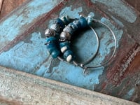 Image 20 of Gipsy Caravan. Ancient NIla glass and Sterling Silver earrings/ n386