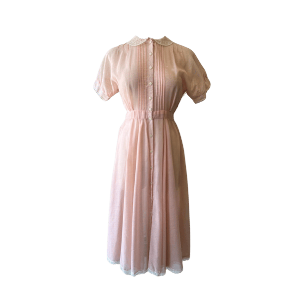 Image of 1970’s GUNNE SAX DRESS WITH PETER PAN COLLAR