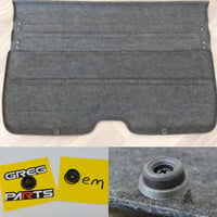 Image 1 of 88-91 Honda CRX Rear Cargo Lid Rubber Bumper Replicas (Privacy Shelf)