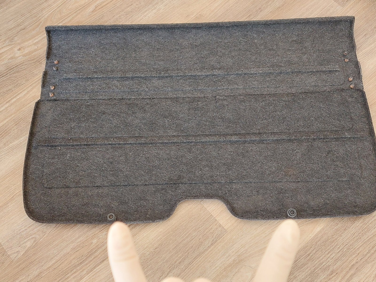 88-91 Honda CRX Rear Cargo Lid Rubber Bumper Replicas (Privacy