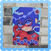 Image 1 of miraculous ladybug ❄️ mini print