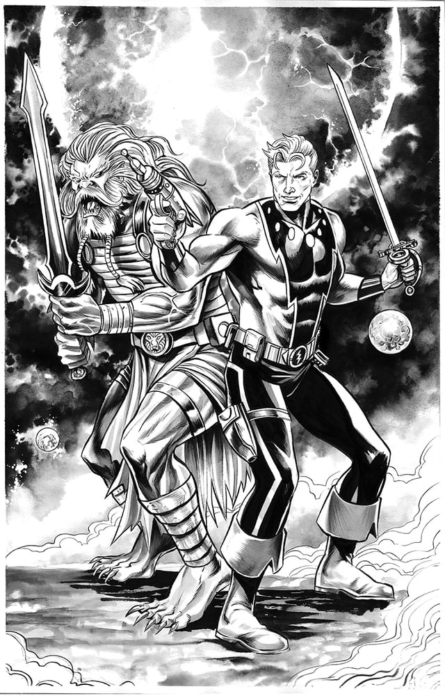 Image of FLASH GORDON #1 Original Cover Art