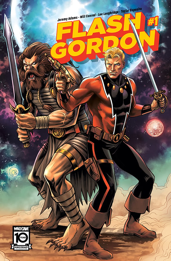 Image of FLASH GORDON #1 Original Cover Art