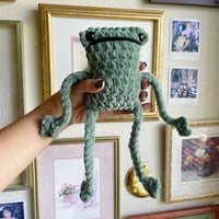 Image 2 of Crochet Frog Amigurumi Plush