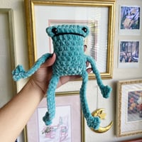 Image 3 of Crochet Frog Amigurumi Plush