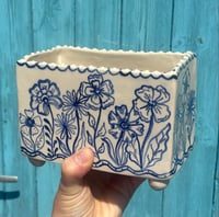 Garden flower box vase