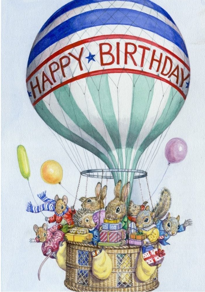 Image of Birthday Balloon Card