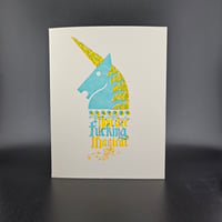 Image 1 of You Are Fucking Magical / greeting card