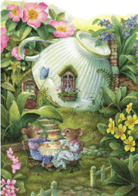 Teacup Cottage Card