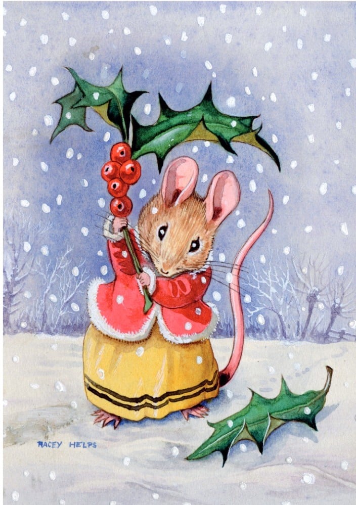 Image of Umbrella Christmas Card