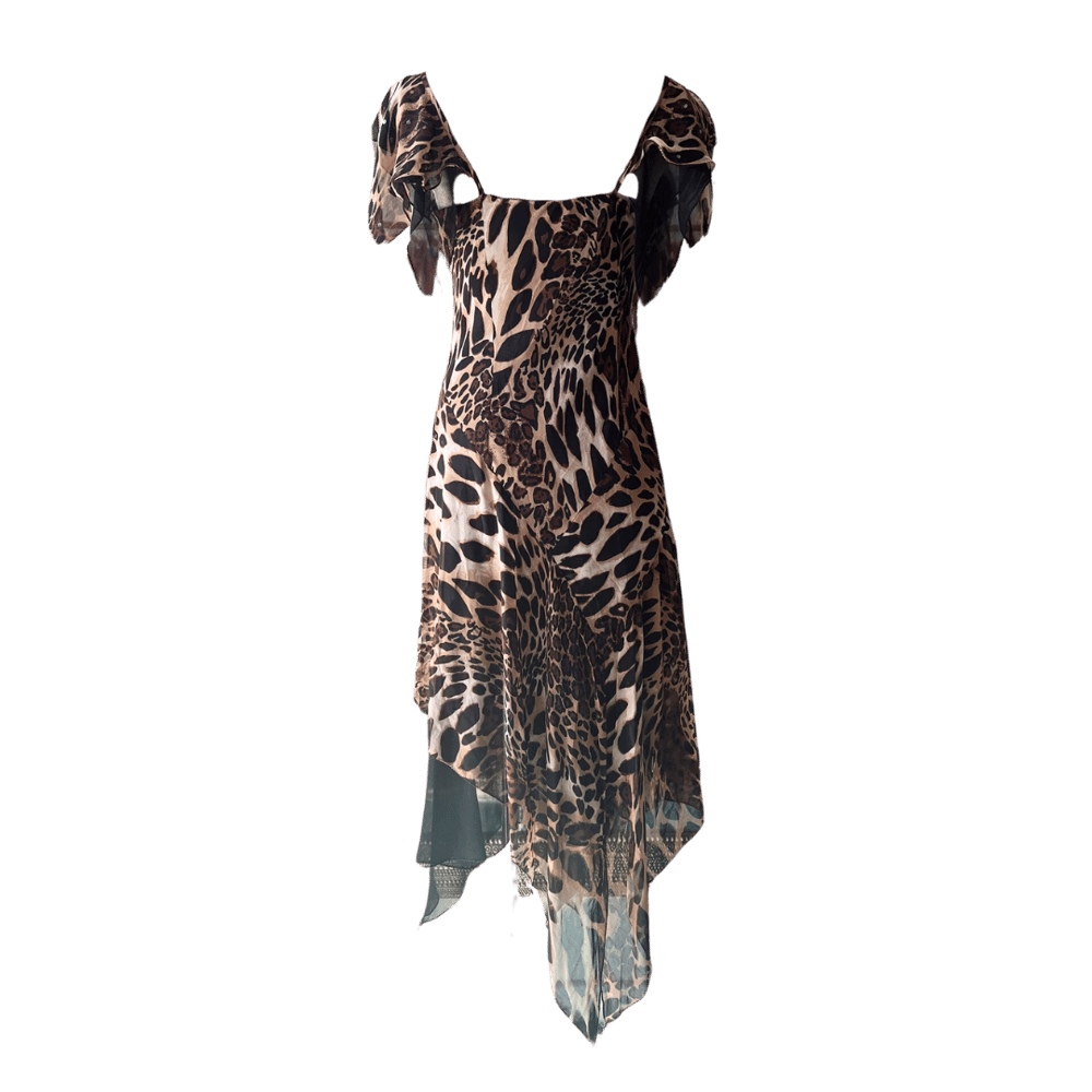 Image of LEOPARD PRINT FAIRY DRESS