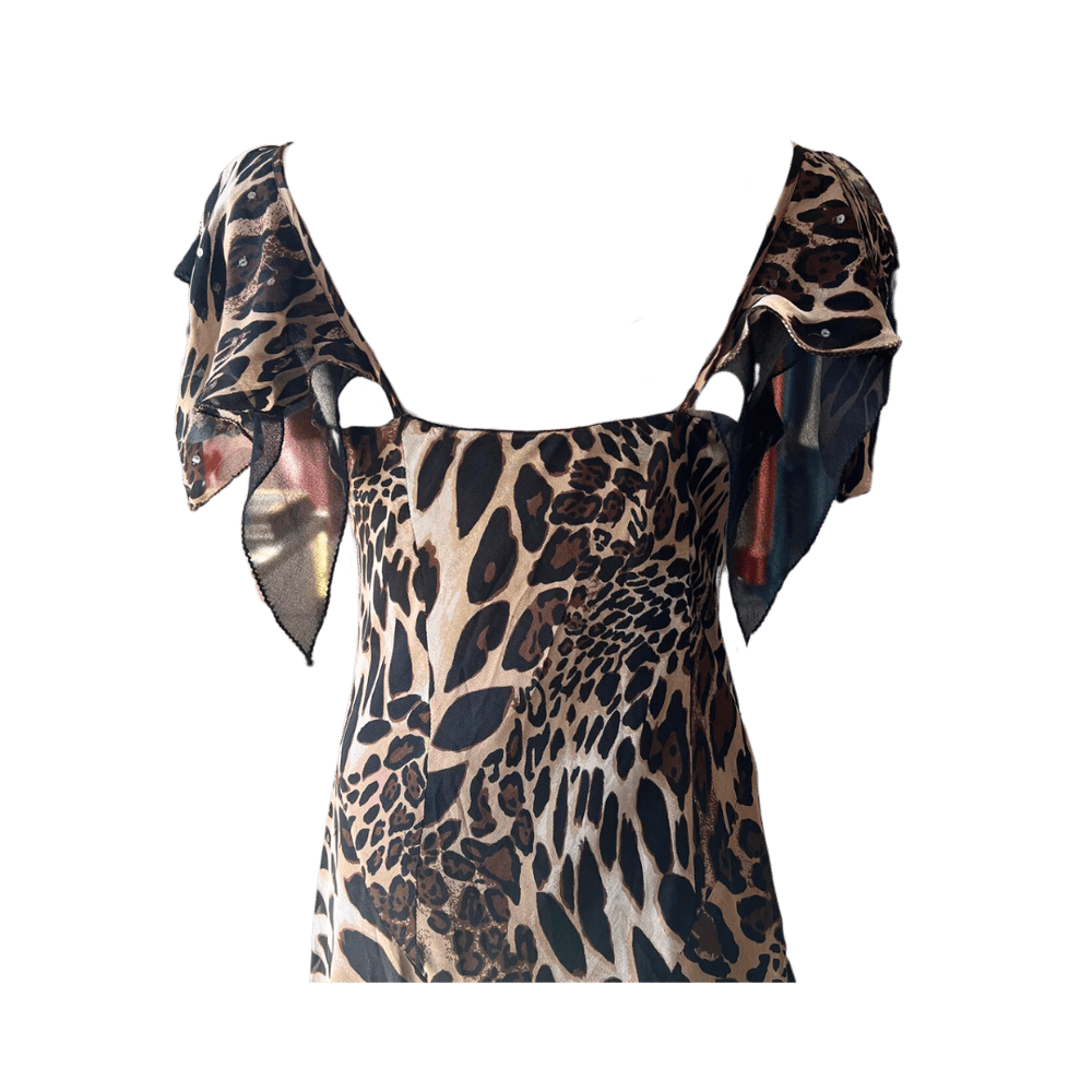 Image of LEOPARD PRINT FAIRY DRESS