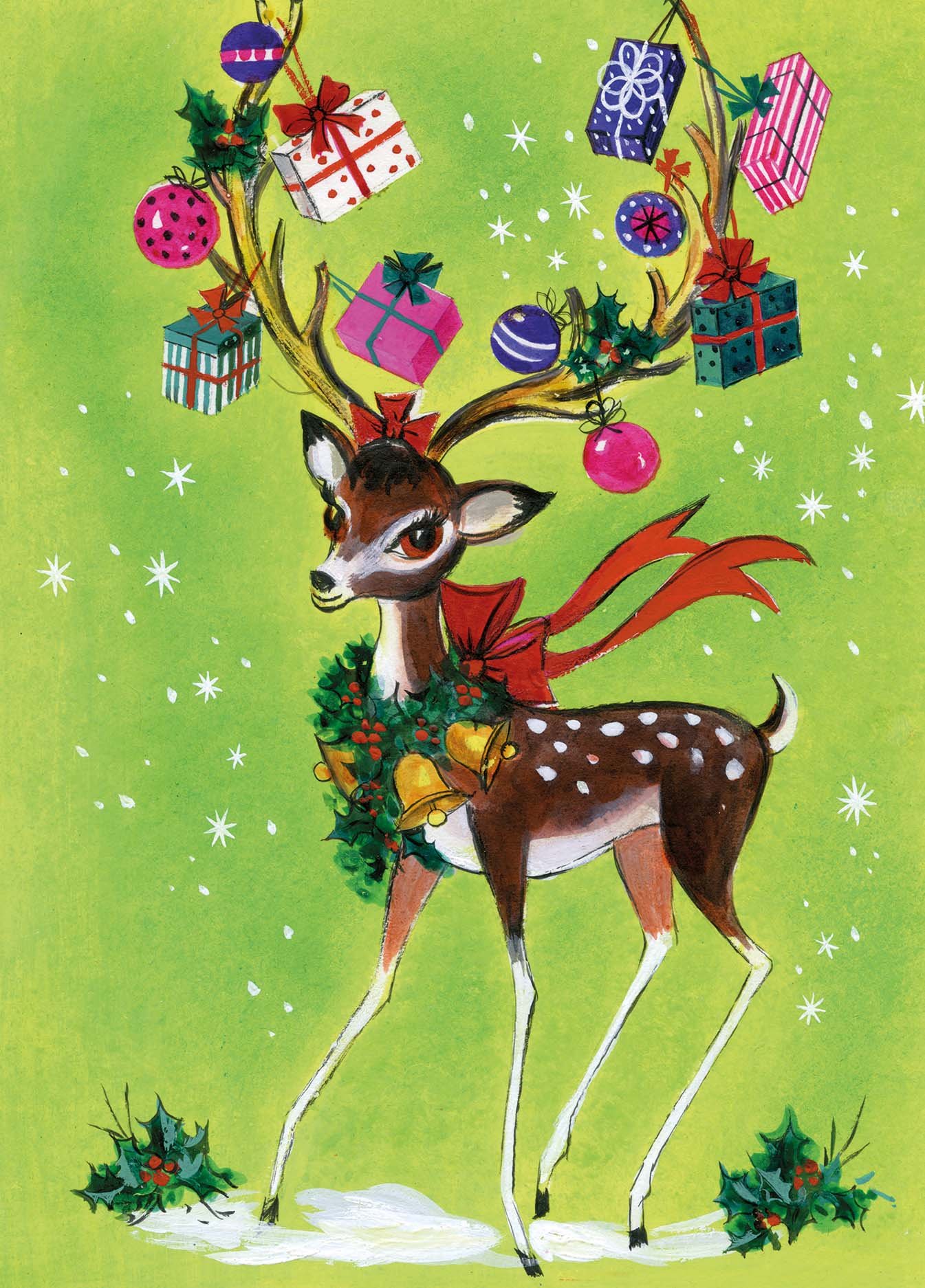 Image of Deer Christmas Card