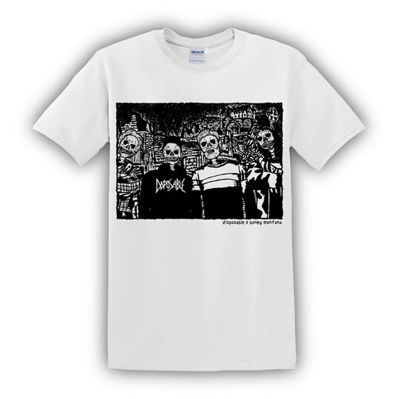 Image of Disposable X Boney Montana T-shirt