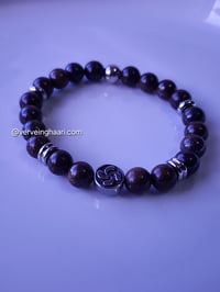 Image 3 of Bronzite Bracelet/Men Bracelet/Gemstone Bracelet/Stretch Bracelet
