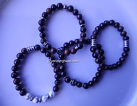 Image 2 of Bronzite Bracelet/Men Bracelet/Gemstone Bracelet/Stretch Bracelet