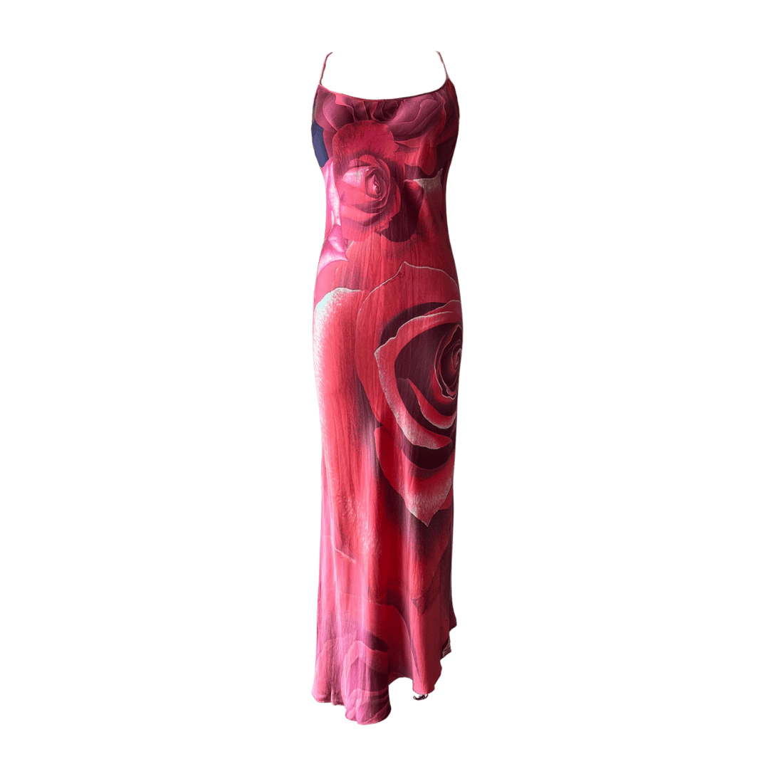 ROBERTO CAVALLI SILK ROSE DRESS | Ciao Cherub