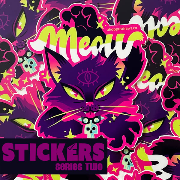 Image of 5" STICKERS Series Two: Meow