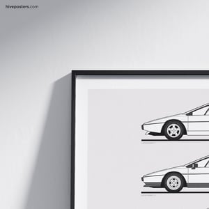 Lotus Esprit Generations Evolution Poster