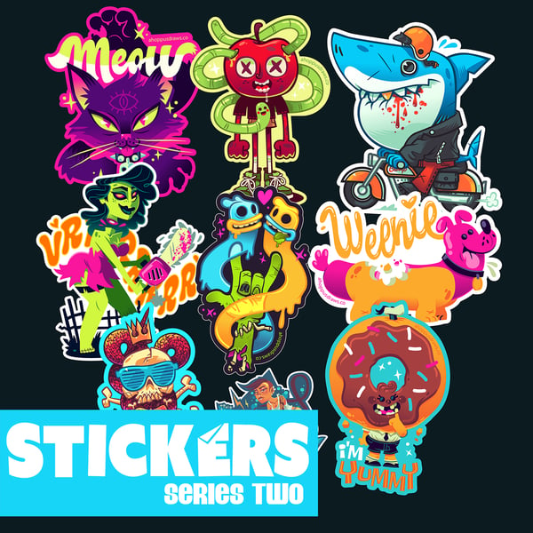 Image of 5" STICKERS Series Two Super Combo Pack