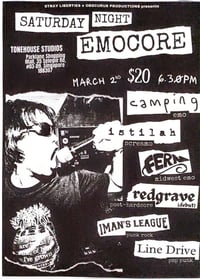 [TICKETS] SATURDAY NIGHT EMOCORE