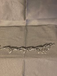 Image 1 of Silver Charms bracelet 