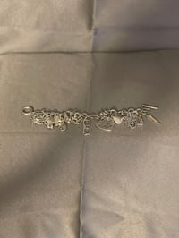 Image 3 of Silver Charms bracelet 