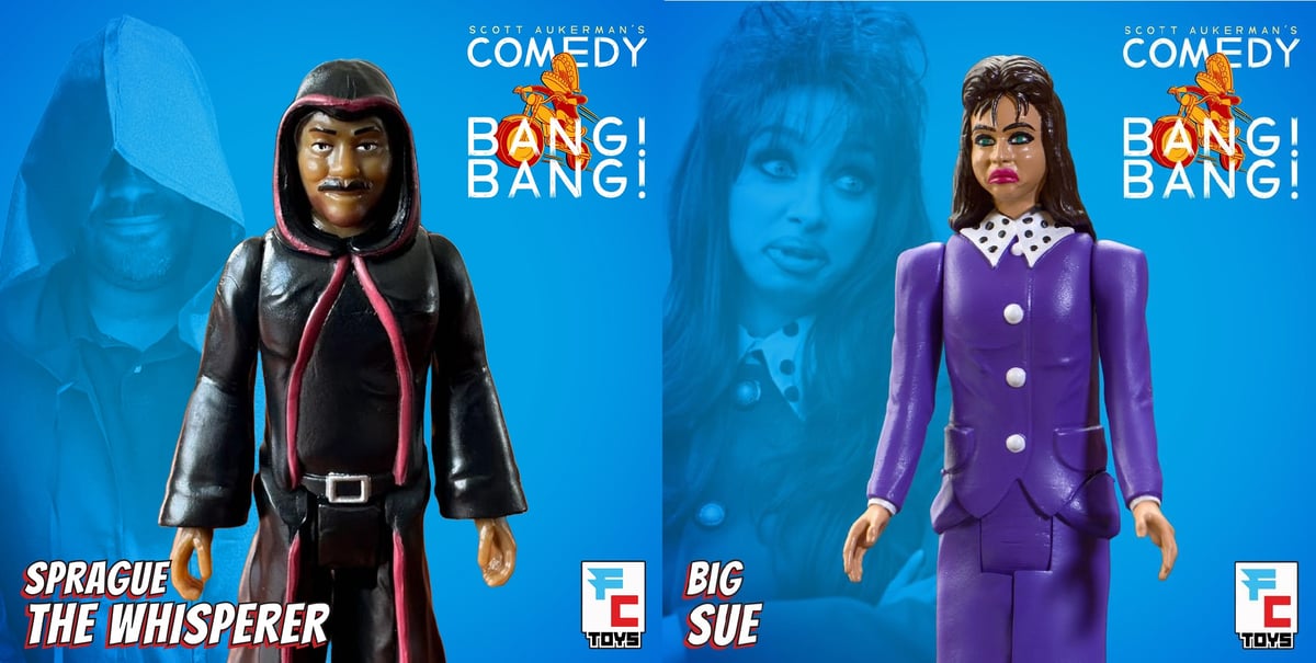 IN STOCK: Comedy Bang Bang's Big Sue & Sprague The Whisperer Set of 2 ...