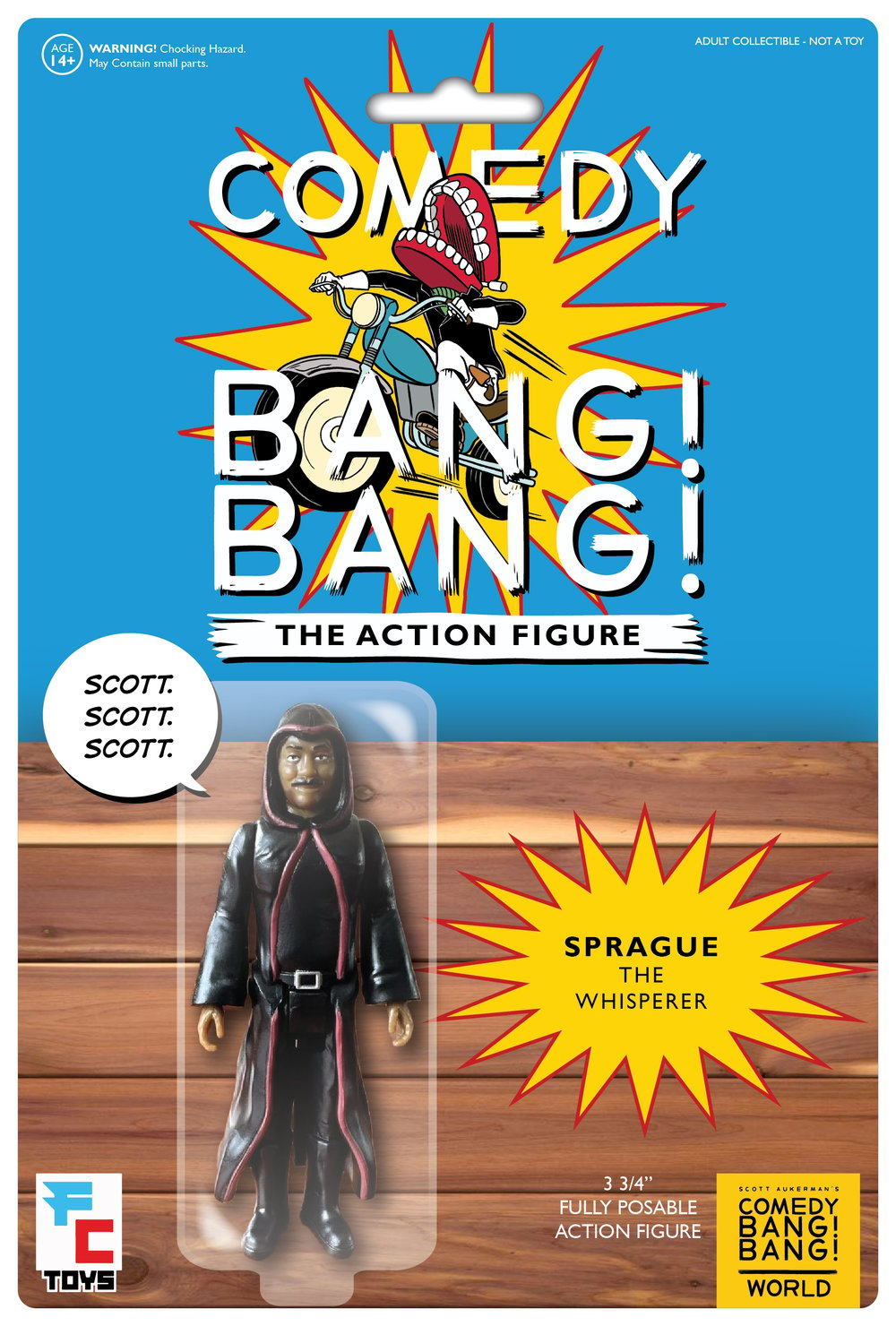 IN STOCK 9/12: Comedy Bang Bang's Big Sue & Sprague The Whisperer Set of 2 FC Toys Figures