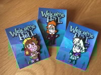 Image 1 of Welcome to Hell Enamel Pins (B+ Grade)