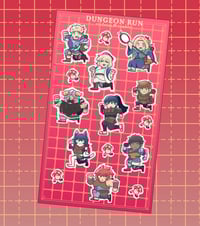 'Dungeon Run' Dungeon Meshi Sticker Sheet