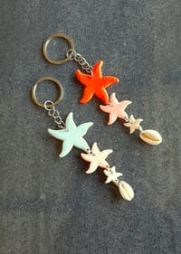 Image 2 of Starfish trio  keychain