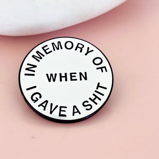 Image of In Memory of... enamel pin