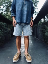 Image 2 of Lagoa cow suede Native American style jute deck shoes made in Italy 