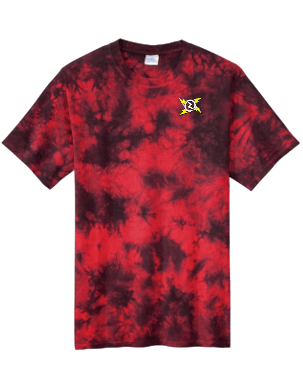 Electric Red Tie Dye Tee