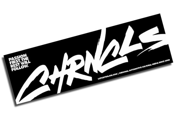 Image of *NEW* CHRNCLS F24 Box Logo Decal (BLACK)