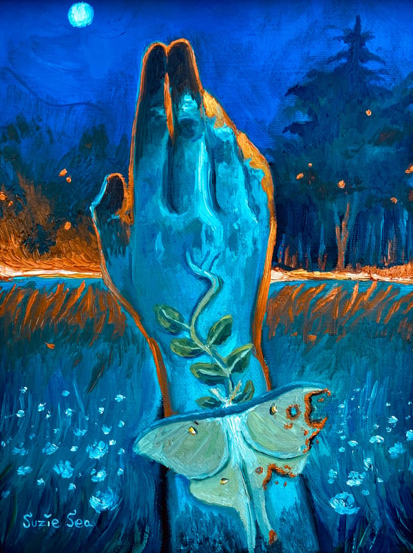 Image of "Reaching For You" (Sold)