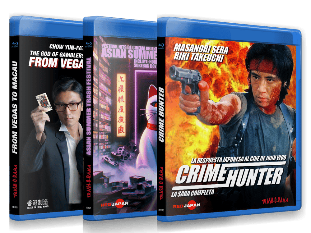 Image of COMBO CRIME HUNTER, GAMBLERS DELUXE Y TRASH FESTIVAL