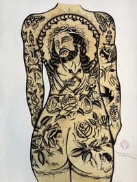 Image 1 of Jesus Backpiece Giclée Print
