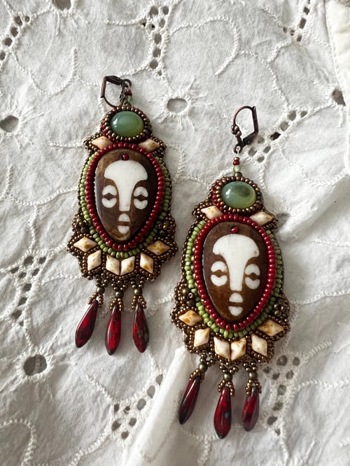 Image of Boucles d'oreilles TERRE ORIGINELLE
