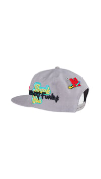 Image 4 of GRAY “KARMA BANKING” SNAPBACK 