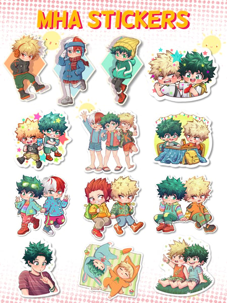 Image of MHA stickers