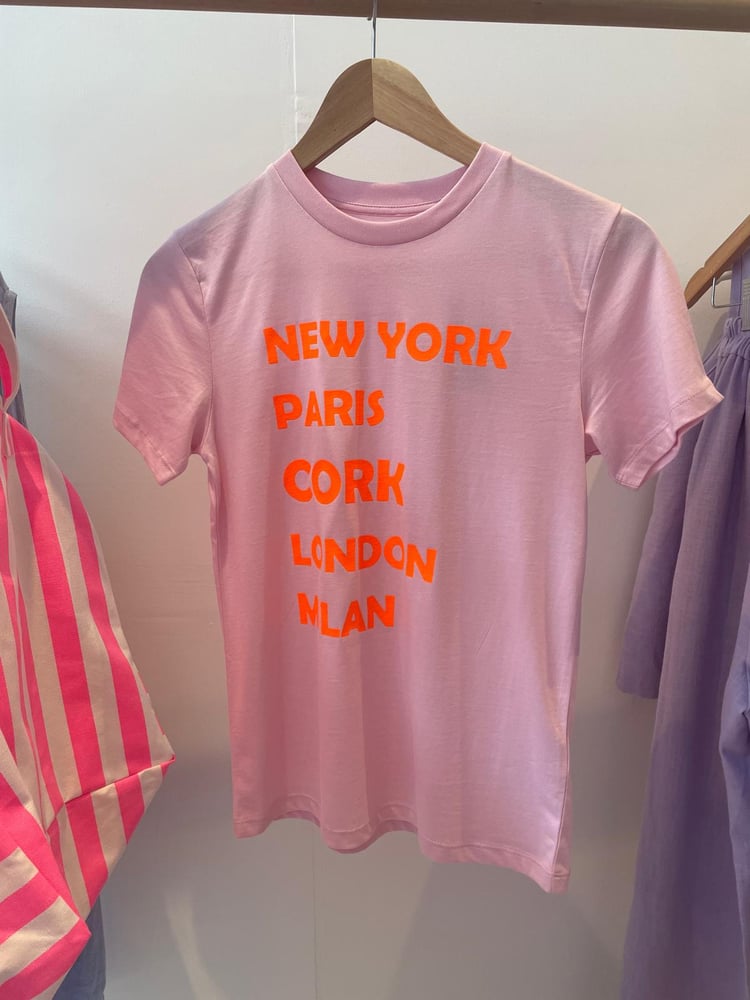 Image of Kids Cork Neon Orange Slogan