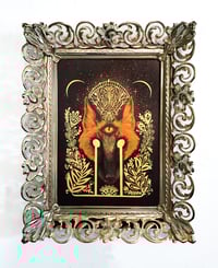 Very Witching hour in gold filigree frame