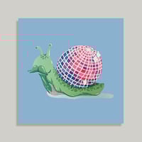 Image 2 of 'Disco Snail' - 6 inch print