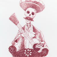 Image 3 of Day of the Dead Unisex T-shirt (Organic)