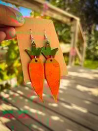Image 4 of Growing Roots - Leather Earrings 