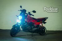 Image 2 of Honda NAVi 110 White Wall Tire Set 