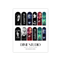 Image 2 of PIN HEAD HELLRAISER HALLOWEEN NAIL DECALS 